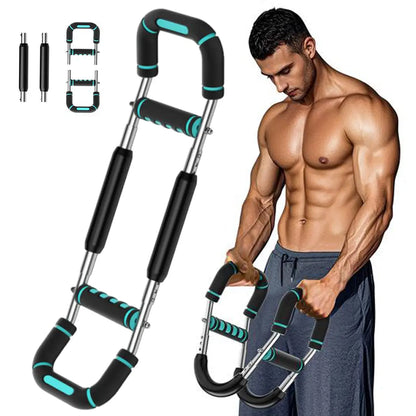 Arm Trainer, Adjustable Chest Workout Equipment, Arm Trainer for Men, Chest Trainer for Men, Shoulder Muscle Training, Portable Spring Resistance Home Fitness Equipment Springstatements