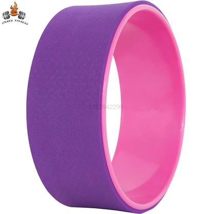 Elevate Your Yoga Practice with the 12" Yoga Wheel - Back Roller for Deep Tissue Massage and Pain Relief