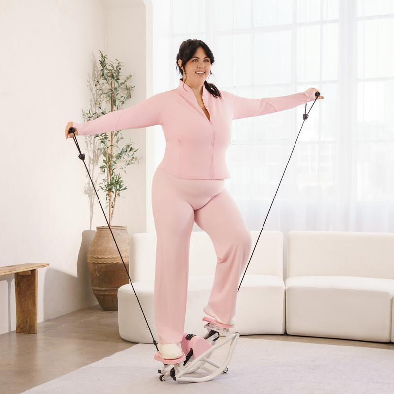 Transform Your Home Workouts with the Lhanelfit Rock Stepper - Compact, Quiet, and Perfect for Low Impact Cardio Training