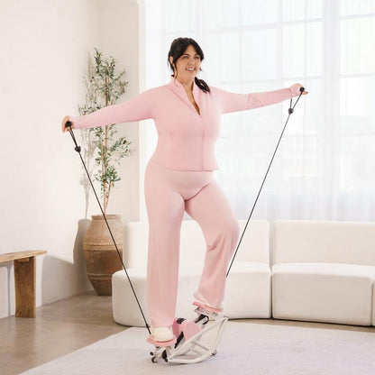 Transform Your Home Workouts with the Lhanelfit Rock Stepper - Compact, Quiet, and Perfect for Low Impact Cardio Training
