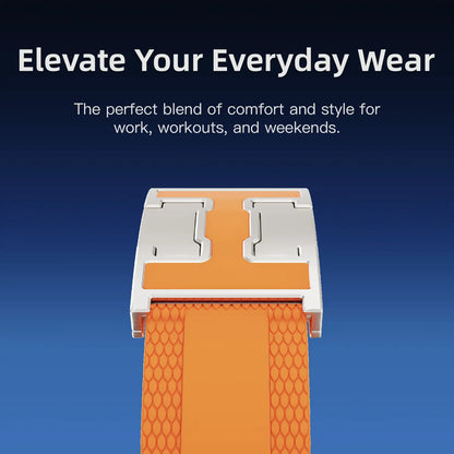 Elevate Your Style with the CRAZYGRASS Magnetic Silicone Band - The Ultimate Comfort Fit for Professional Men, Perfect for Smart Watches 44mm to 49mm
