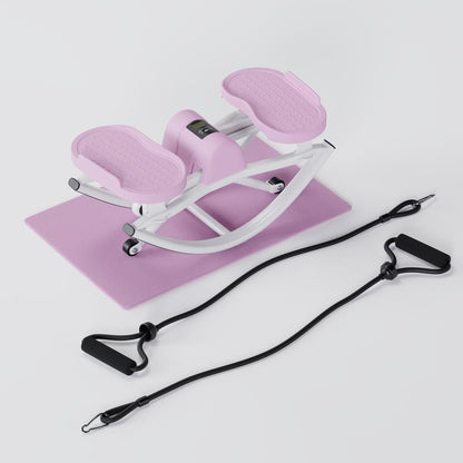 Transform Your Home Workouts with the Lhanelfit Rock Stepper - Compact, Quiet, and Perfect for Low Impact Cardio Training