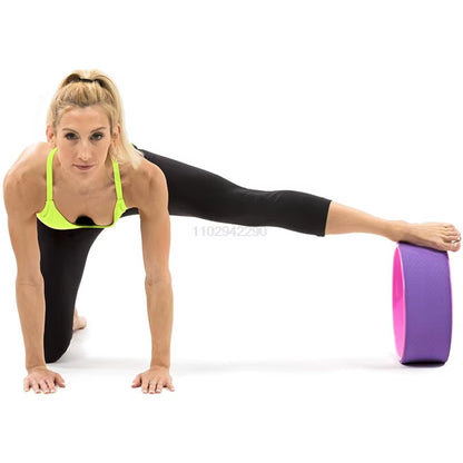 Elevate Your Yoga Practice with the 12" Yoga Wheel - Back Roller for Deep Tissue Massage and Pain Relief
