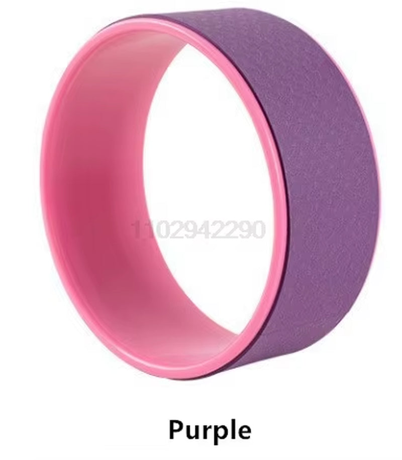 Elevate Your Yoga Practice with the 12" Yoga Wheel - Back Roller for Deep Tissue Massage and Pain Relief