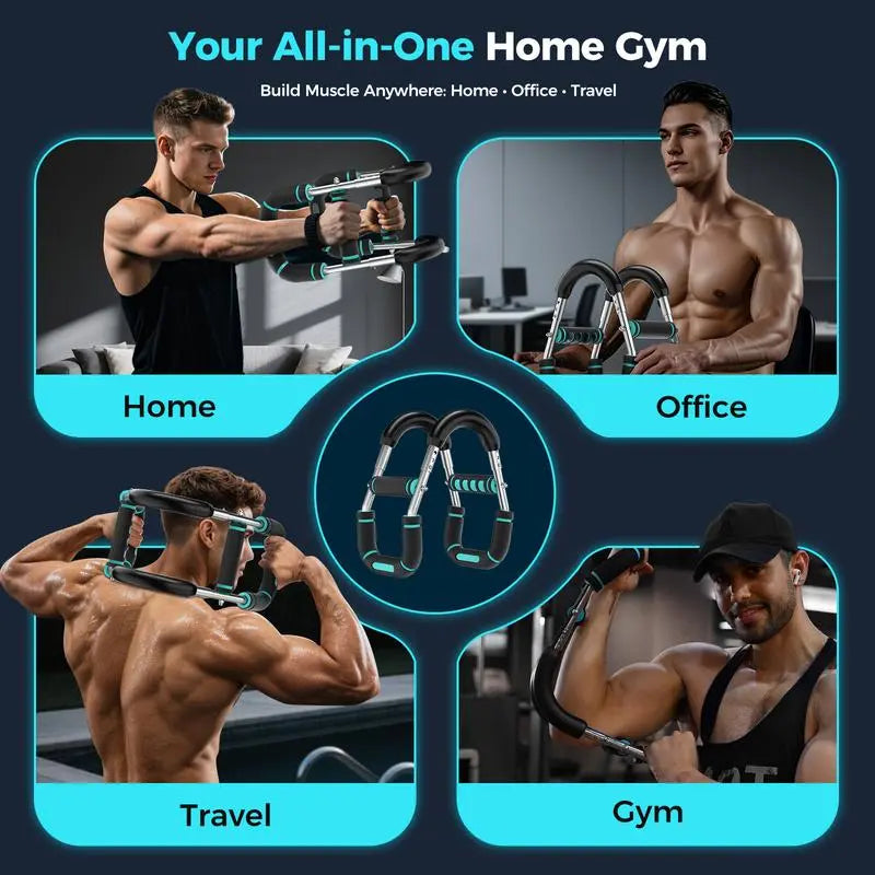 Arm Trainer, Adjustable Chest Workout Equipment, Arm Trainer for Men, Chest Trainer for Men, Shoulder Muscle Training, Portable Spring Resistance Home Fitness Equipment Springstatements