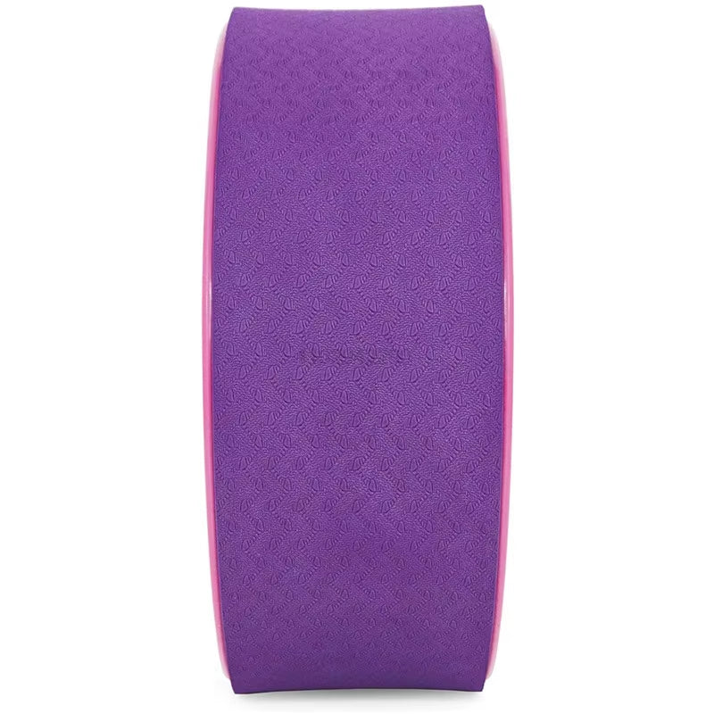 Elevate Your Yoga Practice with the 12" Yoga Wheel - Back Roller for Deep Tissue Massage and Pain Relief
