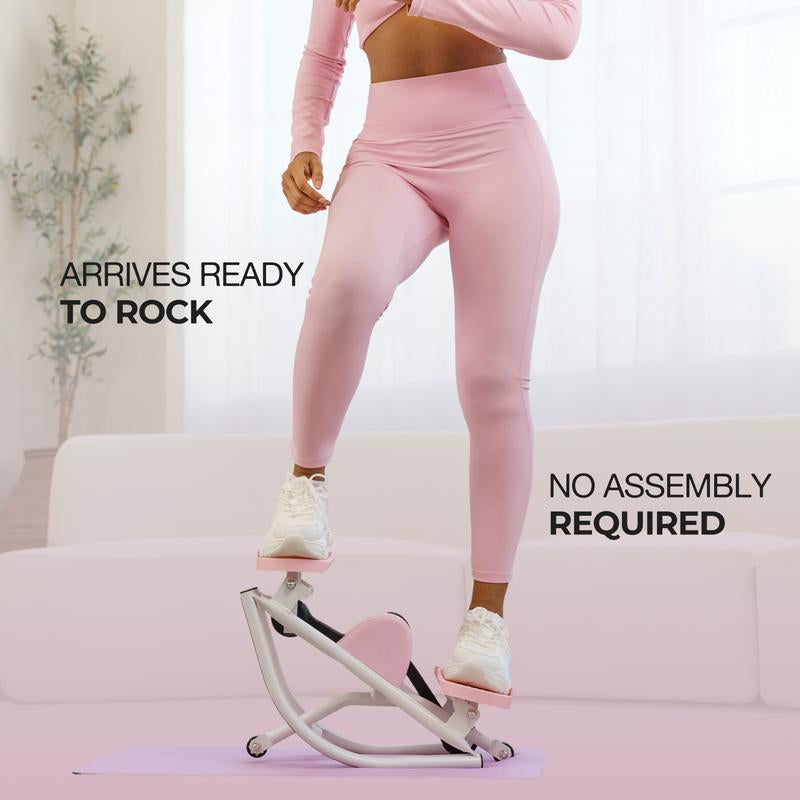 Transform Your Home Workouts with the Lhanelfit Rock Stepper - Compact, Quiet, and Perfect for Low Impact Cardio Training