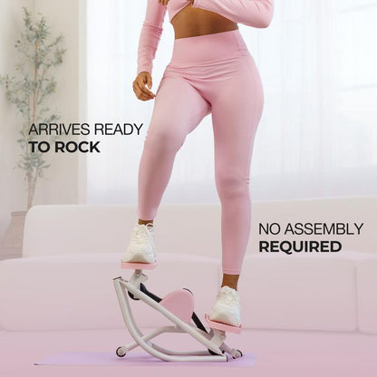 Transform Your Home Workouts with the Lhanelfit Rock Stepper - Compact, Quiet, and Perfect for Low Impact Cardio Training