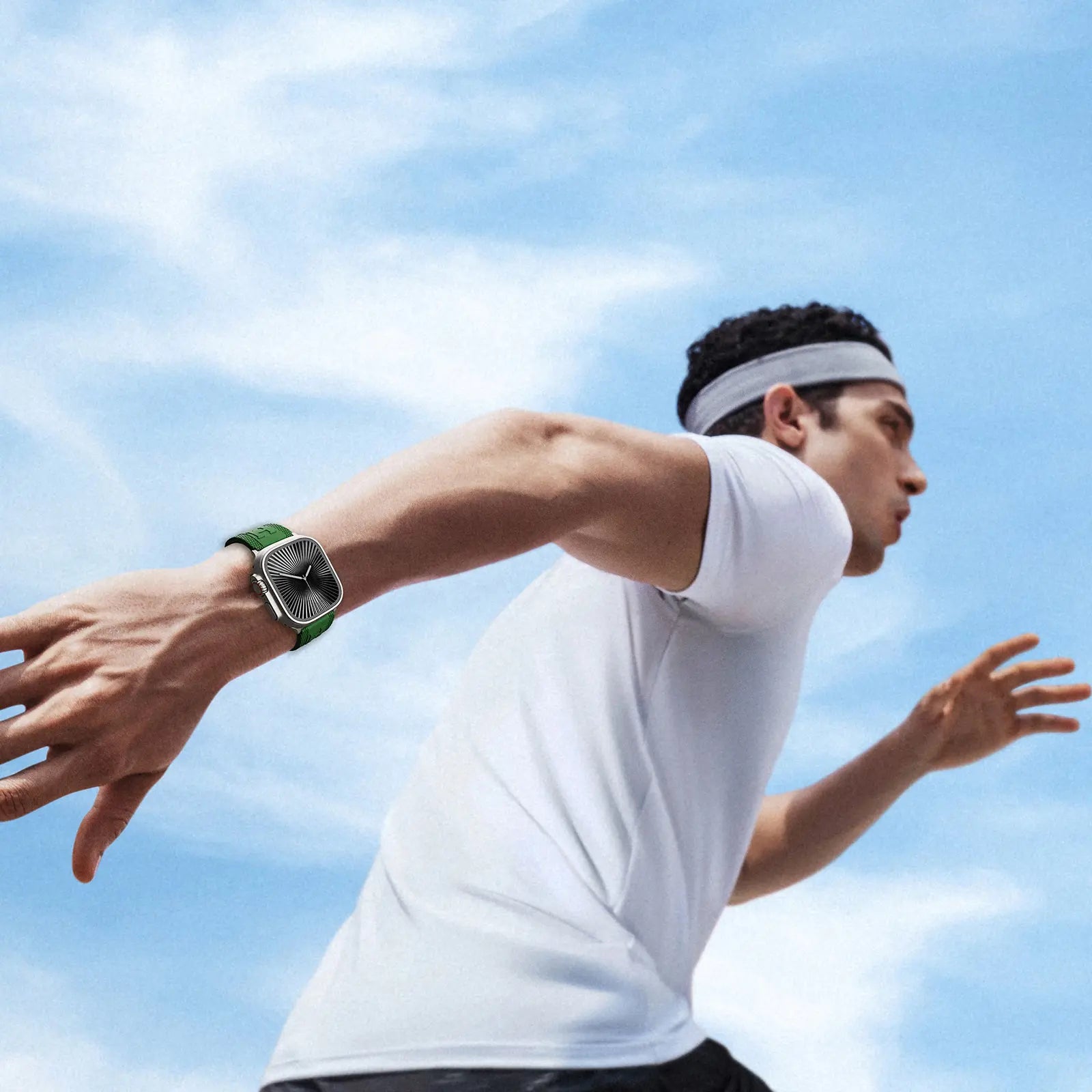 Elevate Your Style with the CRAZYGRASS Magnetic Silicone Band - The Ultimate Comfort Fit for Professional Men, Perfect for Smart Watches 44mm to 49mm