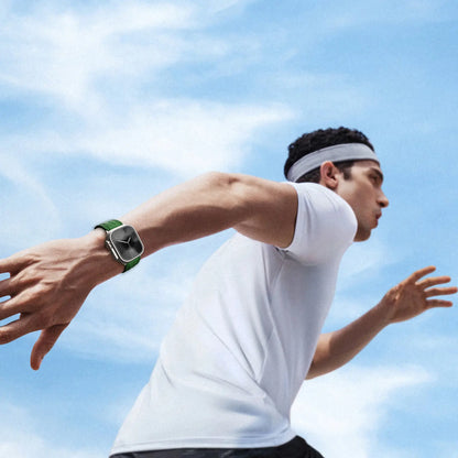 Elevate Your Style with the CRAZYGRASS Magnetic Silicone Band - The Ultimate Comfort Fit for Professional Men, Perfect for Smart Watches 44mm to 49mm