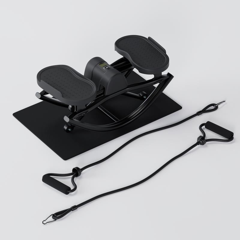 Transform Your Home Workouts with the Lhanelfit Rock Stepper - Compact, Quiet, and Perfect for Low Impact Cardio Training